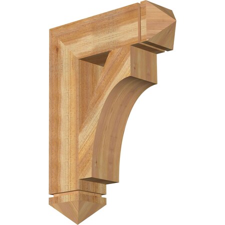 Ekena Millwork Westlake Arts & Crafts Rough Sawn Bracket, Western Red Cedar, 6"W x 22"D x 30"H BKT06X22X30WTL03RWR